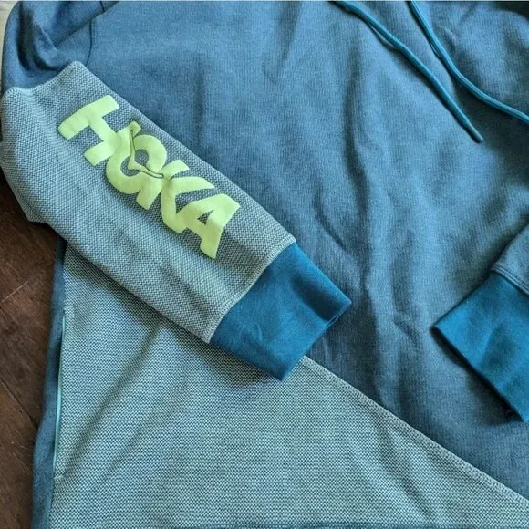 HOKA U All-Day Hoodie for All Men’s Large/Women’s XL blue green